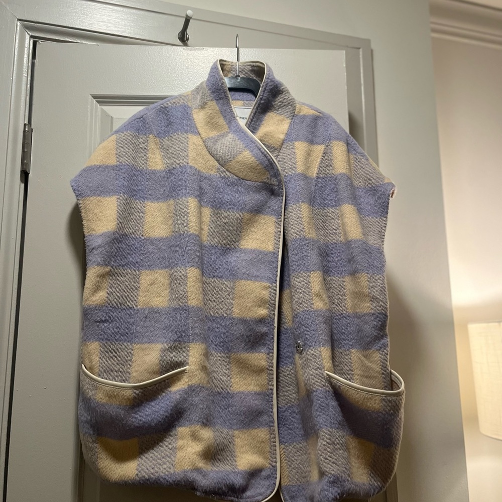 Anthropologie Plaid Cape -one size - Picture 3 of 8